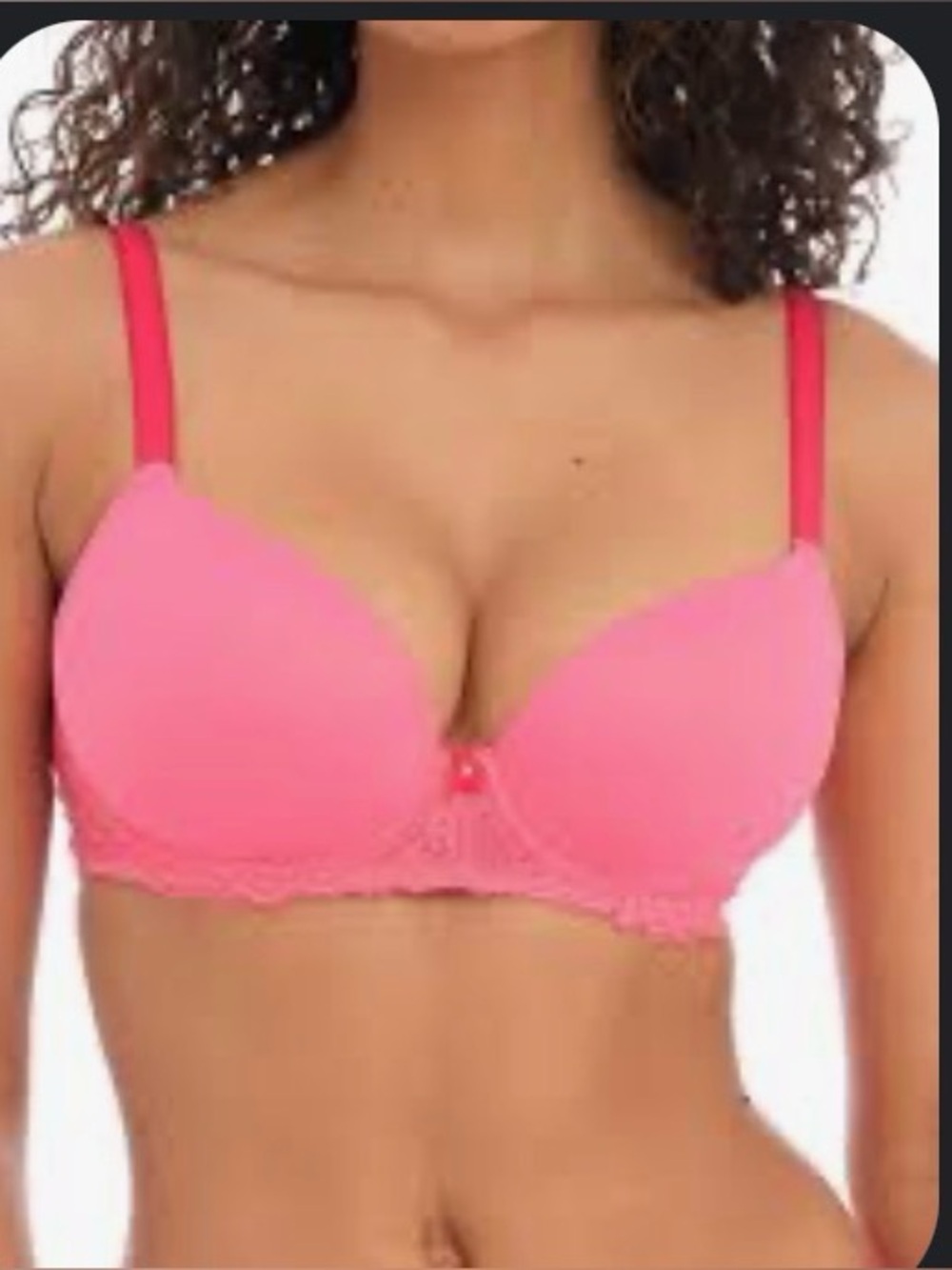 Freya Offbeat Underwire Plunge Moulded Bra
Size US 34I or UK 34G